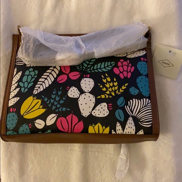 NWT Fossil Violet Crossbody Bag - Picture 7 of 10